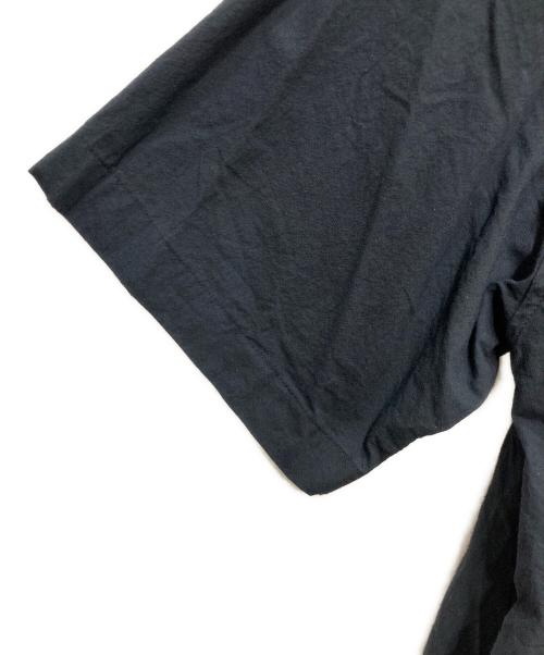 IRENISA（イレニサ）IRENISA (イレニサ) SLASH POCKET SHORT-SLEEVED SHIRT ネイビー サイズ:3の古着・服飾アイテム