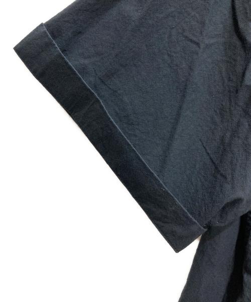 IRENISA（イレニサ）IRENISA (イレニサ) SLASH POCKET SHORT-SLEEVED SHIRT ネイビー サイズ:3の古着・服飾アイテム