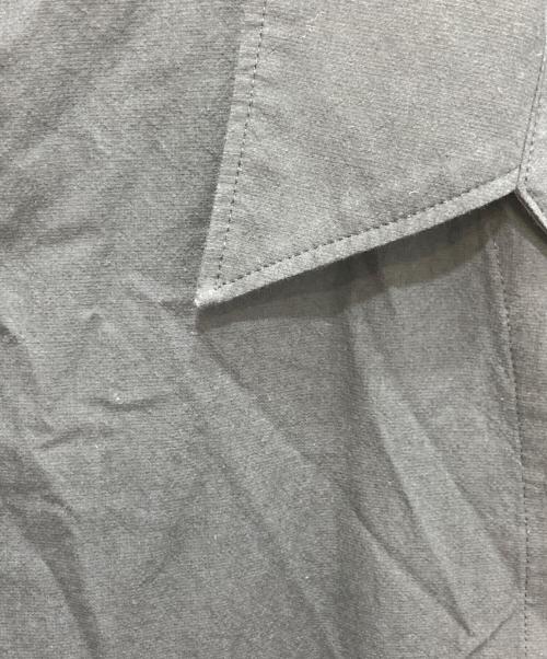 IRENISA（イレニサ）IRENISA (イレニサ) SLASH POCKET SHORT-SLEEVED SHIRT ネイビー サイズ:3の古着・服飾アイテム