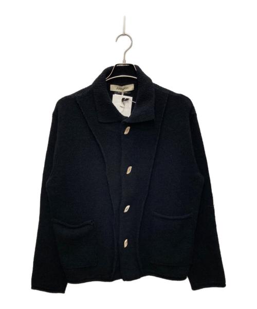 JiyongKim（ジヨンキム）jiyongkim (ジヨンキム) ニットカーディガン ブラック サイズ:Ｍの古着・服飾アイテム