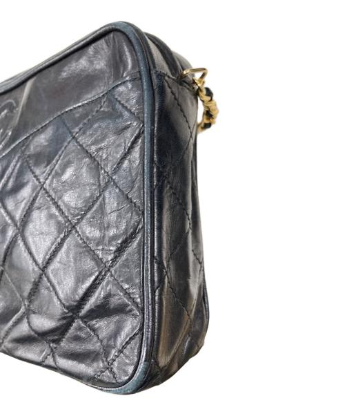 CHANEL（シャネル）CHANEL (シャネル) マトラッセ フリンジチェーンショルダーバッグ ブラックの古着・服飾アイテム
