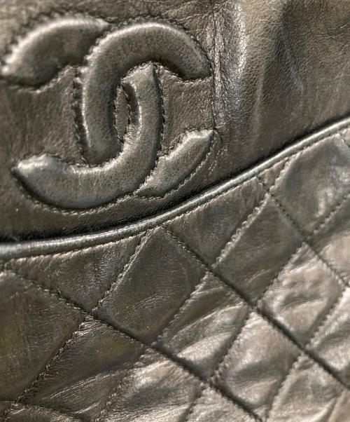 CHANEL（シャネル）CHANEL (シャネル) マトラッセ フリンジチェーンショルダーバッグ ブラックの古着・服飾アイテム