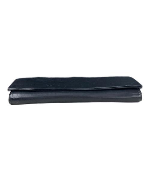 Maison Martin Margiela（メゾンマルタンマルジェラ）Maison Martin Margiela (メゾンマルタンマルジェラ) 足袋金具 レザー長財布 ブラックの古着・服飾アイテム