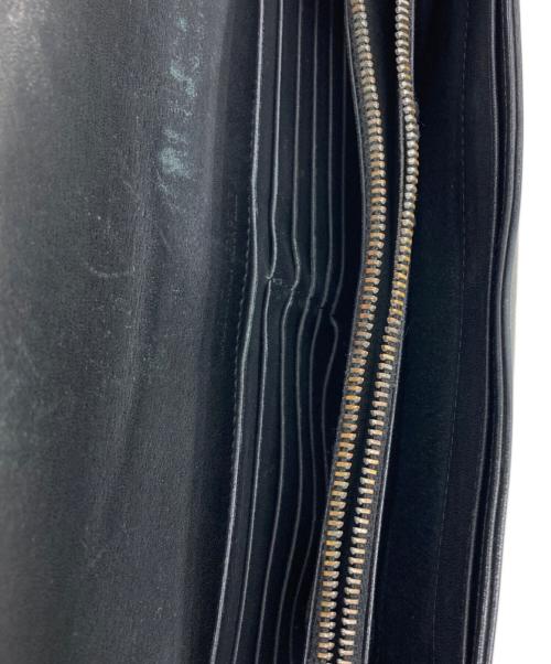 Maison Martin Margiela（メゾンマルタンマルジェラ）Maison Martin Margiela (メゾンマルタンマルジェラ) 足袋金具 レザー長財布 ブラックの古着・服飾アイテム