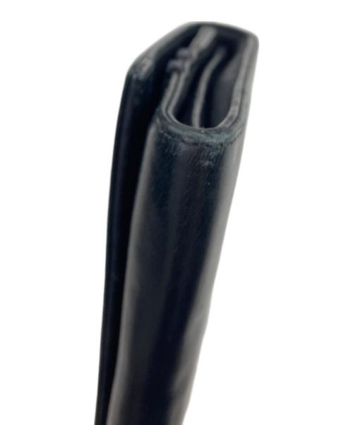 Maison Martin Margiela（メゾンマルタンマルジェラ）Maison Martin Margiela (メゾンマルタンマルジェラ) 足袋金具 レザー長財布 ブラックの古着・服飾アイテム