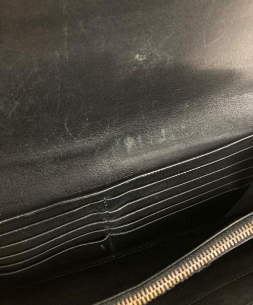 Maison Martin Margiela（メゾンマルタンマルジェラ）Maison Martin Margiela (メゾンマルタンマルジェラ) 足袋金具 レザー長財布 ブラックの古着・服飾アイテム