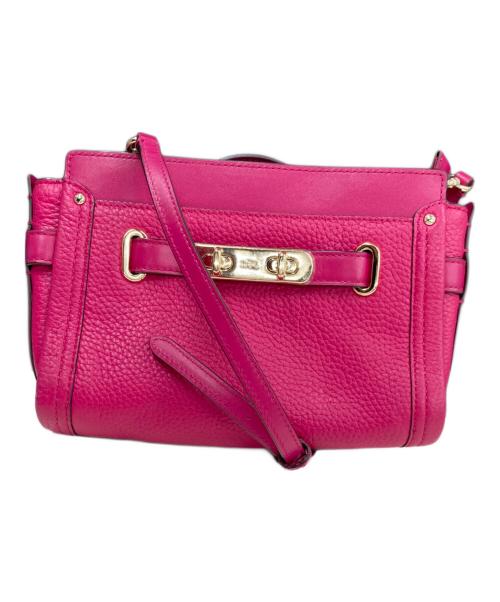 COACH（コーチ）COACH (コーチ) スワッガー ショルダーバッグ ピンクの古着・服飾アイテム