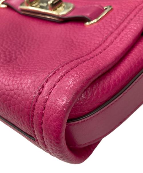 COACH（コーチ）COACH (コーチ) スワッガー ショルダーバッグ ピンクの古着・服飾アイテム