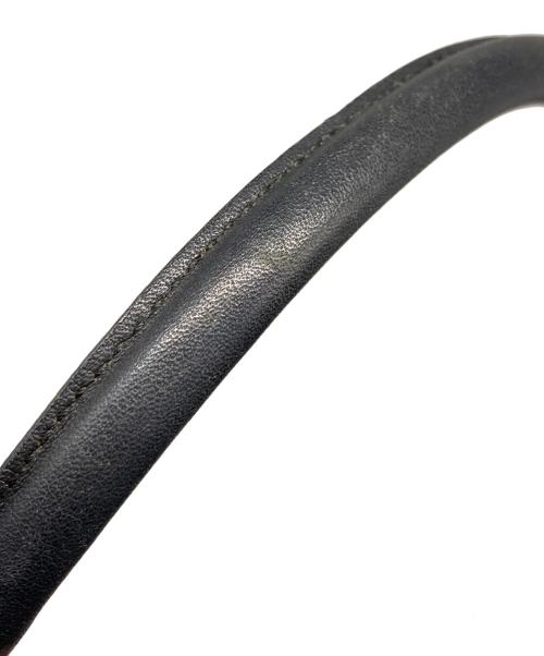 GUCCI（グッチ）GUCCI (グッチ) アビーライン GGシマ レザー ショルダー ハンドバッグ ブラックの古着・服飾アイテム