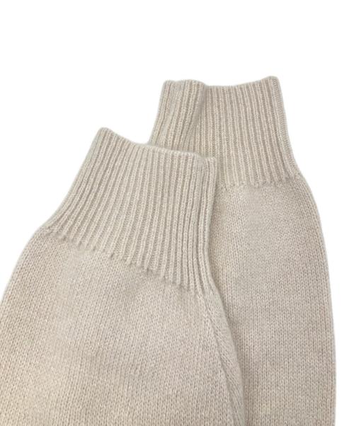 MOGA（モガ）MOGA (モガ) ラクーンラメVネックカーディガン ベージュ サイズ:freeの古着・服飾アイテム