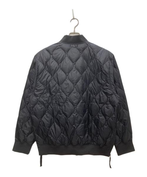 studio seven（スタジオセブン）studio seven (スタジオセブン) TAION (タイオン) Knit Rib MA-1 Jacket/ニット　リブ　MA1　ジャケット ブラック サイズ:Lの古着・服飾アイテム