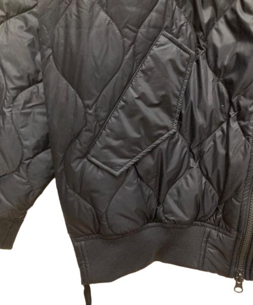 studio seven（スタジオセブン）studio seven (スタジオセブン) TAION (タイオン) Knit Rib MA-1 Jacket/ニット　リブ　MA1　ジャケット ブラック サイズ:Lの古着・服飾アイテム