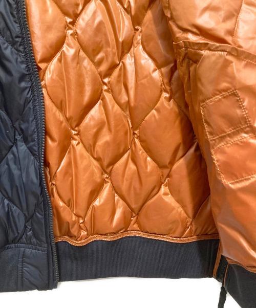 studio seven（スタジオセブン）studio seven (スタジオセブン) TAION (タイオン) Knit Rib MA-1 Jacket/ニット　リブ　MA1　ジャケット ブラック サイズ:Lの古着・服飾アイテム