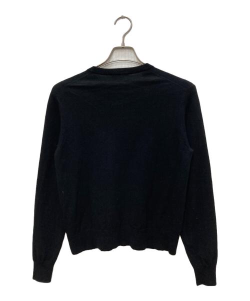 EVERYDAY I LIKE.（エヴリデイ アイ ライク）EVERYDAY I LIKE. (エヴリデイ アイ ライク) Woolクルーネックプルオーバーニット ブラック サイズ:Freeの古着・服飾アイテム