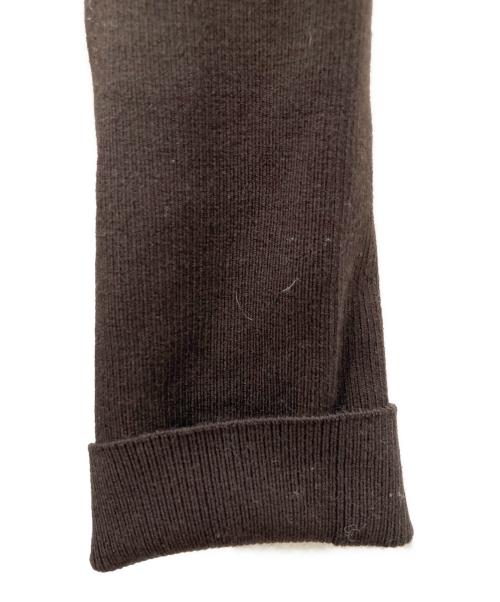 MUSE（ミューズ）MUSE (ミューズ) WONDER リブ クルーネック ニットプルオーバー ブラウン サイズ:Freeの古着・服飾アイテム