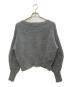 Curensology (カレンソロジー) ウールカシミヤステッチVネックプルオーバー ニット グレー サイズ:F：8000円