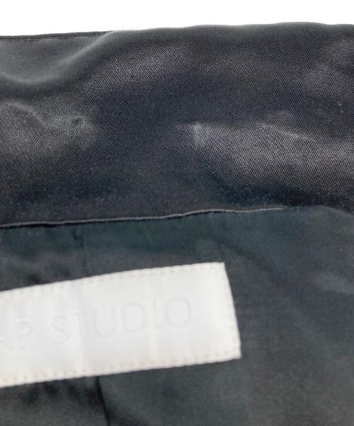 AP STUDIO（エーピーストゥディオ）AP STUDIO (エーピーストゥディオ) VINTAGE SATIN BLOUSON/ヴィンテージ サテン ブルゾン ブラック サイズ:Ｆの古着・服飾アイテム