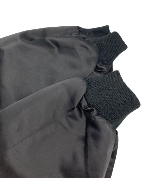 AP STUDIO（エーピーストゥディオ）AP STUDIO (エーピーストゥディオ) VINTAGE SATIN BLOUSON/ヴィンテージ サテン ブルゾン ブラック サイズ:Ｆの古着・服飾アイテム