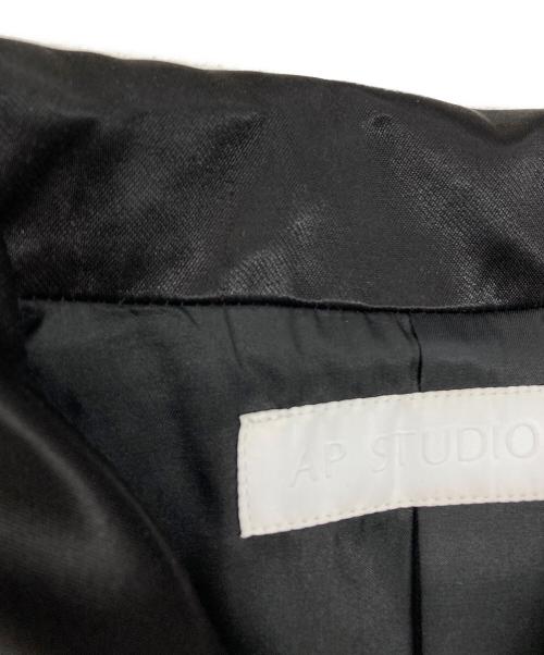 AP STUDIO（エーピーストゥディオ）AP STUDIO (エーピーストゥディオ) VINTAGE SATIN BLOUSON/ヴィンテージ サテン ブルゾン ブラック サイズ:Ｆの古着・服飾アイテム
