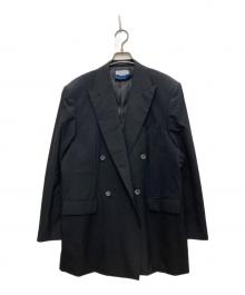 MAISON SPECIAL（メゾンスペシャル）の古着「ダブルテーラードジャケット」｜ブラック