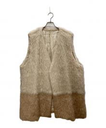 OUAT（オーユーエーティー）の古着「SUPERMOHAIR VEST/スーパー モヘア ベスト」｜クリーム