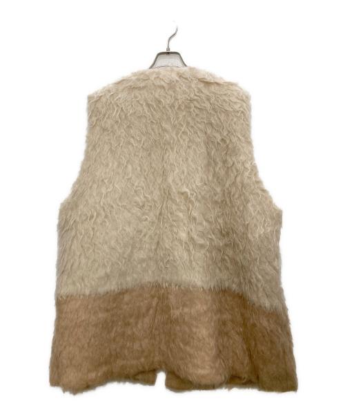 OUAT（オーユーエーティー）OUAT (オーユーエーティー) SUPERMOHAIR VEST/スーパー モヘア ベスト クリーム サイズ:2の古着・服飾アイテム