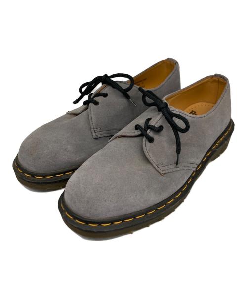 Dr.Martens（ドクターマーチン）Dr.Martens (ドクターマーチン) 3 ホールスウェードシューズ グレー サイズ:7の古着・服飾アイテム