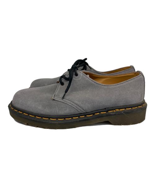 Dr.Martens（ドクターマーチン）Dr.Martens (ドクターマーチン) 3 ホールスウェードシューズ グレー サイズ:7の古着・服飾アイテム