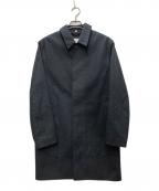 MACKINTOSHマッキントッシュ）の古着「ゴム引きステンカラーコート」｜グレー