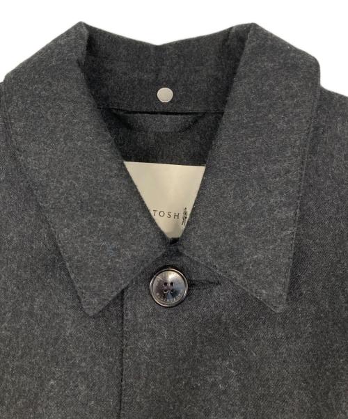 MACKINTOSH（マッキントッシュ）MACKINTOSH (マッキントッシュ) ゴム引きステンカラーコート グレー サイズ:40の古着・服飾アイテム