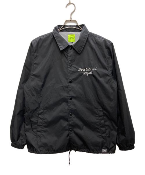 LOOSE JOINTS（ルーズジョインズ）LOOSE JOINTS (ルーズジョインズ) グラフィックコーチジャケット ブラック サイズ:Ｍの古着・服飾アイテム