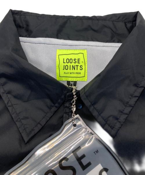LOOSE JOINTS（ルーズジョインズ）LOOSE JOINTS (ルーズジョインズ) グラフィックコーチジャケット ブラック サイズ:Ｍの古着・服飾アイテム