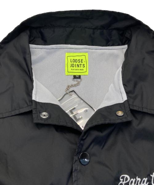 LOOSE JOINTS（ルーズジョインズ）LOOSE JOINTS (ルーズジョインズ) グラフィックコーチジャケット ブラック サイズ:Ｍの古着・服飾アイテム