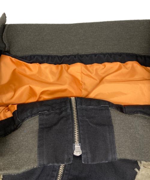 MAISON SPECIAL（メゾンスペシャル）MAISON SPECIAL Different Material Docking Prime-Over Military Blouson/ディファレント・マテリアル・ドッキング・プライムオーバー・ミリタリーブルゾン サイズ:00の古着・服飾アイテム