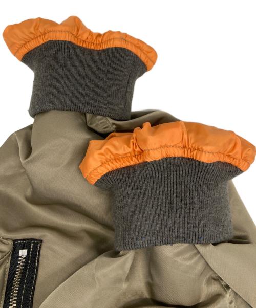 MAISON SPECIAL（メゾンスペシャル）MAISON SPECIAL Different Material Docking Prime-Over Military Blouson/ディファレント・マテリアル・ドッキング・プライムオーバー・ミリタリーブルゾン サイズ:00の古着・服飾アイテム