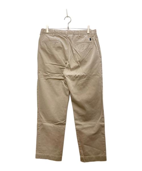POLO RALPH LAUREN（ポロ・ラルフローレン）POLO RALPH LAUREN (ポロ・ラルフローレン) タックチノパンツ ベージュ サイズ:34/32の古着・服飾アイテム