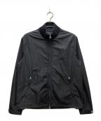 dunhillダンヒル）の古着「スタンドカラーナイロンジャケット」｜ブラック