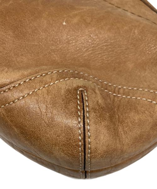 COACH（コーチ）COACH (コーチ) レザーワンショルダーバッグ ブラウンの古着・服飾アイテム