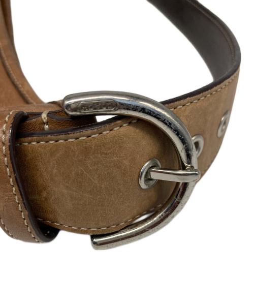 COACH（コーチ）COACH (コーチ) レザーワンショルダーバッグ ブラウンの古着・服飾アイテム