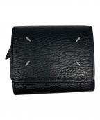 Maison Margielaメゾンマルジェラ）の古着「4ステッチ 三つ折り ウォレット」｜ブラック