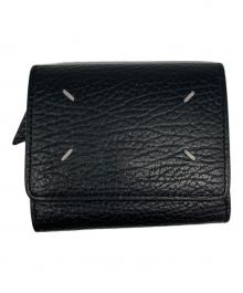 Maison Margiela（メゾンマルジェラ）の古着「4ステッチ 三つ折り ウォレット」｜ブラック