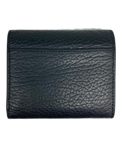 Maison Margiela（メゾンマルジェラ）Maison Margiela (メゾンマルジェラ) 4ステッチ 三つ折り ウォレット ブラックの古着・服飾アイテム