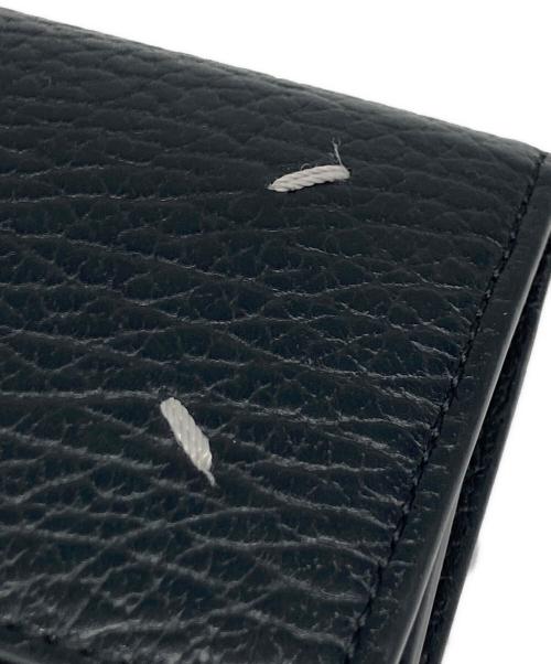 Maison Margiela（メゾンマルジェラ）Maison Margiela (メゾンマルジェラ) 4ステッチ 三つ折り ウォレット ブラックの古着・服飾アイテム
