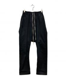 RICK OWENS（リックオウエンス）の古着「DRAWSTRING LONG/DUST/ドローストリング・ロング ／ ダスト」｜ブラック