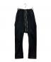 RICK OWENS（リックオウエンス）の古着「DRAWSTRING LONG/DUST/ドローストリング・ロング ／ ダスト」｜ブラック