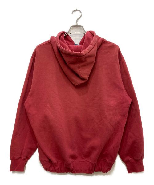 stussy（ステューシー）stussy (ステューシー) ロゴパーカー レッド サイズ:Ｓの古着・服飾アイテム