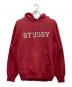 stussy（ステューシー）の古着「ロゴパーカー」｜レッド