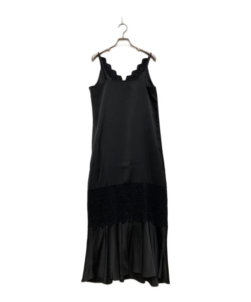 Ameri VINTAGE（アメリヴィンテージ）Ameri VINTAGE (アメリヴィンテージ) ブラックサテンセットアップ ブラック サイズ:Ｓの古着・服飾アイテム