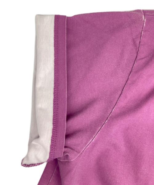 SUPREME（シュプリーム）SUPREME (シュプリーム) THE NORTH FACE (ザ ノース フェイス) PIGMENT PRINTED TEE/ピグメント プリンテッド ティー ホワイト×パープル サイズ:Ｌの古着・服飾アイテム