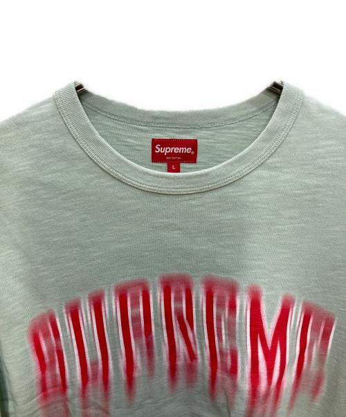 SUPREME（シュプリーム）SUPREME (シュプリーム) Blurred Arc S/S Top グリーン サイズ:Lの古着・服飾アイテム